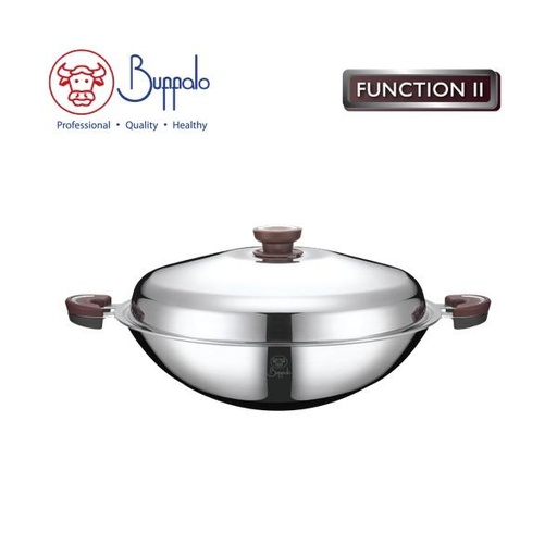 [138F0033] BUFFALO FUNCTION II 40CM ROUND WOK DH(WRWBI240BFUX)