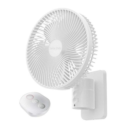 [122F0085] Turbo Italy - 8-inch Ultra-Thin DC Wall-Mounted Fan