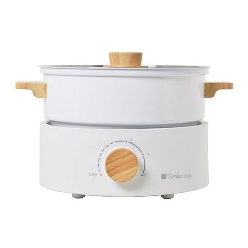 [122F0092] Turbo Italy - 2 in 1 Electric Multi-cooker Hotpot & Grill