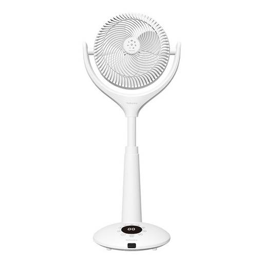 [125F0259] 日本 Yohome 5D全方位雙面雙葉對流淨化智能語音伸縮循環扇 PRO
