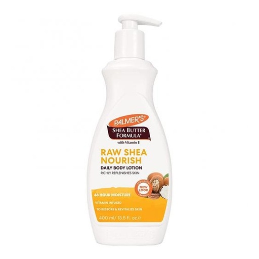 [146F0733] PALMER'S - Shea Butter Formula Raw Shea Nourish Daily Body Lotion 400ml (Authorized Goods)