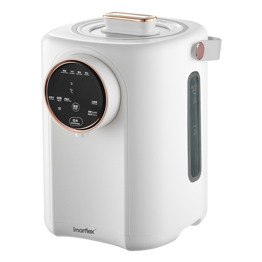 [123F0175] imarflex - "Pure Soup" 3.0L Glass-Lined Electric Thermos IAP-30X