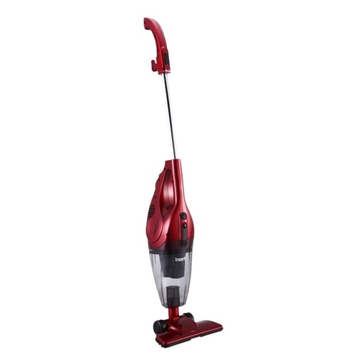 [123F0184] imarflex - 600W Portable Upright Vacuum Cleaner (Metallic Red)