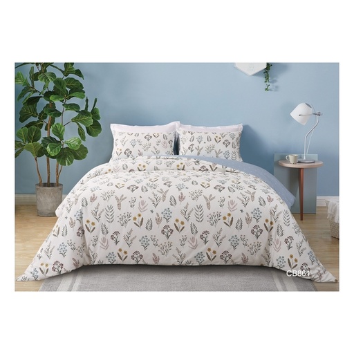 [146F0401] CASABLANCA Cotton Series Bedding Set - Single (CB861GBS36)