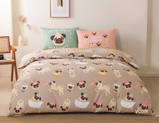 [146F0426] CASA-V Cotton Series Bedding Set - Single (VC056)