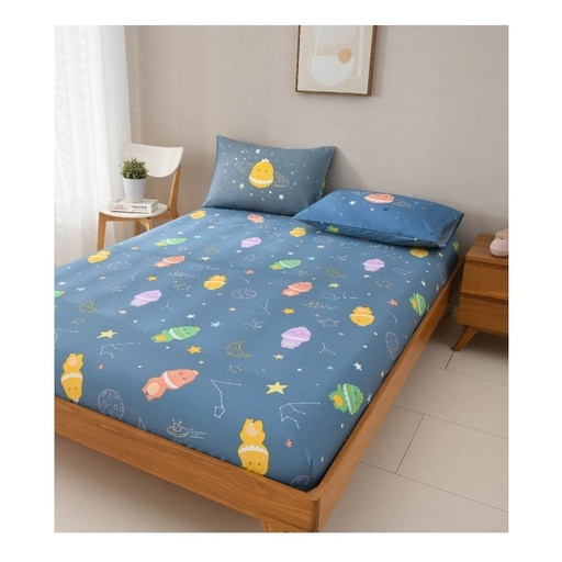 Casablanca Moshi Ron Cartoon Cotton Series Fitted Sheet w/Pillowcase (MS002)