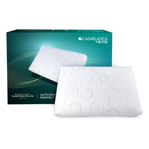 [146F0542] Casablanca Auto-Sanitized Protect Pillow (NP100PLB15)