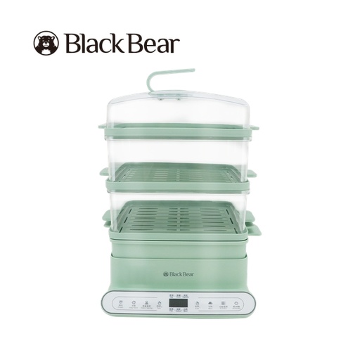 [138F0259] BLACK BEAR 3 TIER ELECTRIC FOOD STEAMER WITH RICE NODDLE ROLL TRAY, 14L