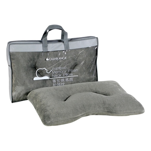 [146F0690] CASABLANCA Bamboo Memory Foam Neck Pillow (NP100PWB19)