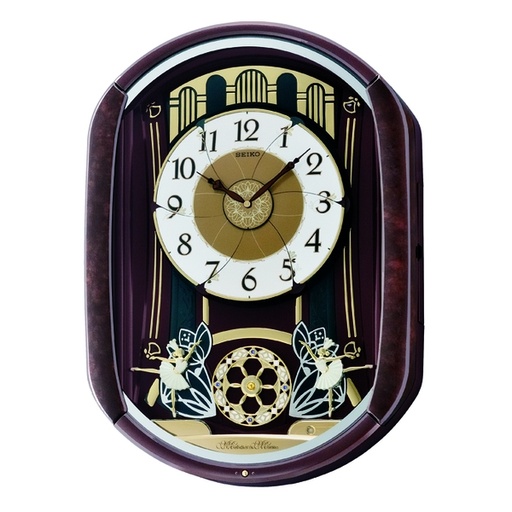 [125F0924] SEIKO - Quartz Wall Clock - Melodies in Motion (QXM297B)