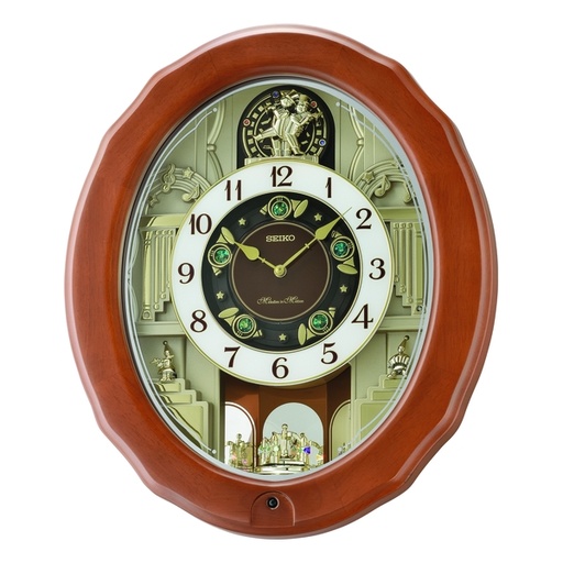 [159F0166] SEIKO - Quartz Wall Clock - Melodies in Motion (QXM604B)