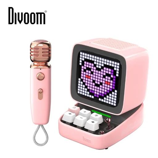Divoom Ditoo Mic - 卡拉OK像素藍牙喇叭