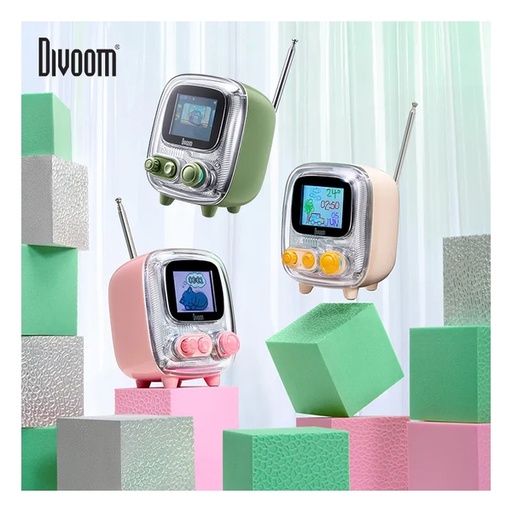 Divoom Tiivoo 2 - 像素藍牙喇叭 (電子相簿/FM收音機/動態歌詞)