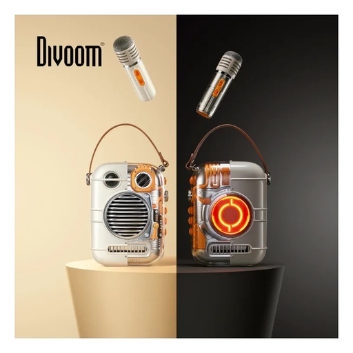 [104F0053] Divoom Spark Pro - 便攜式雙咪派對 藍牙喇叭