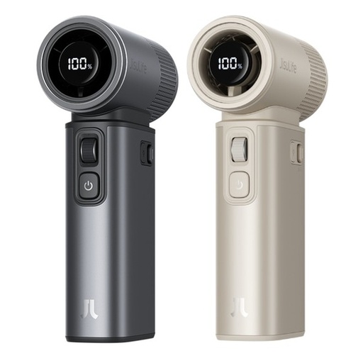 [123F0165] JisuLife - 【Premium】High Speed Handheld Fan Ultra2 (Dark Gray + Light Brown)