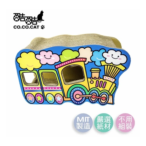[153F0187] CoCoCat 火車貓抓板 66*31*39cm