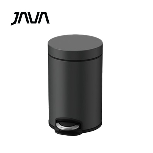 [138F0320] JAVA 12公升圓形不鏽鋼腳踏垃圾桶(鈦金灰色) JH8856GY-12L