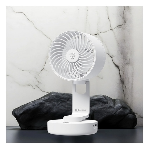 [116F0274] Bodysonic 6" Air Circulation Fan - Flip WK-FC-W20-WH