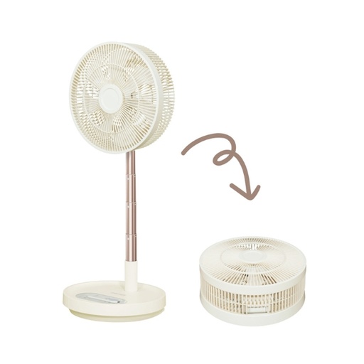 [133F0171] Gemini 12吋折疊式充電風扇 GFF12BG