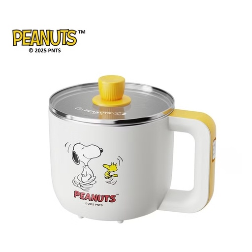 [111F0113] SNOOPY 原裝正版 800ml 雙層防燙快煮鍋 (五隻雞蛋 )