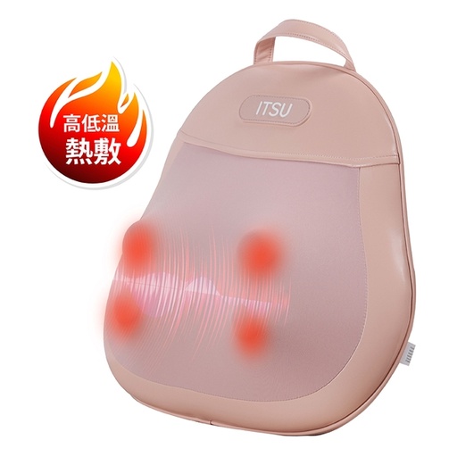 [162F00183] ITSU - Dynamic 3D Push-and-Pressure Massage Pillow IS-1308 PINK