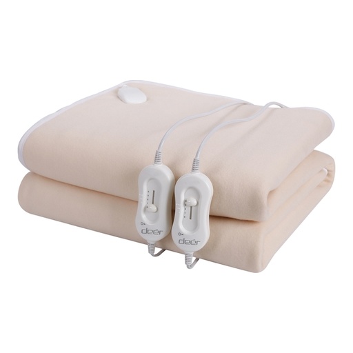 [113F0008] Deer - Comfort Fleece (Timer) Electric Under-Blanket (Double/ Hand or Machine Washable) DU1302