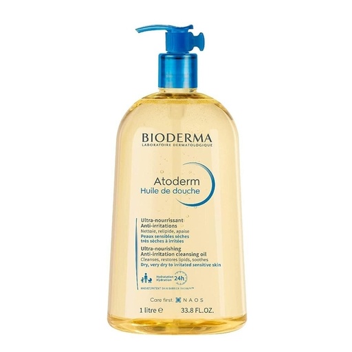 [150F0284] Bioderma - Atoderm 深層滋養潔膚沐浴油 / 潔膚油 1000ml (平行進口)