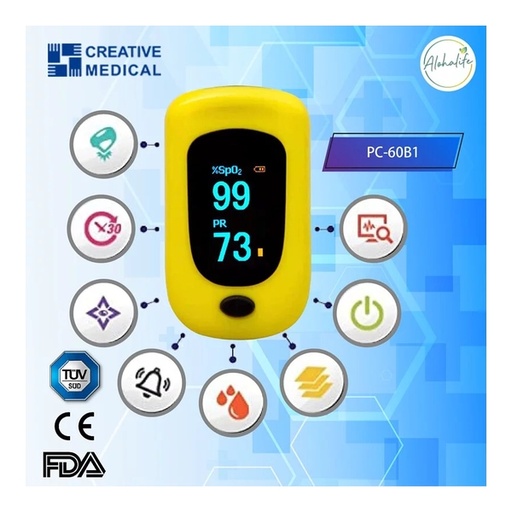 [109F0094] Creative Medical Fingertip Pulse Oximeter PC-60B1