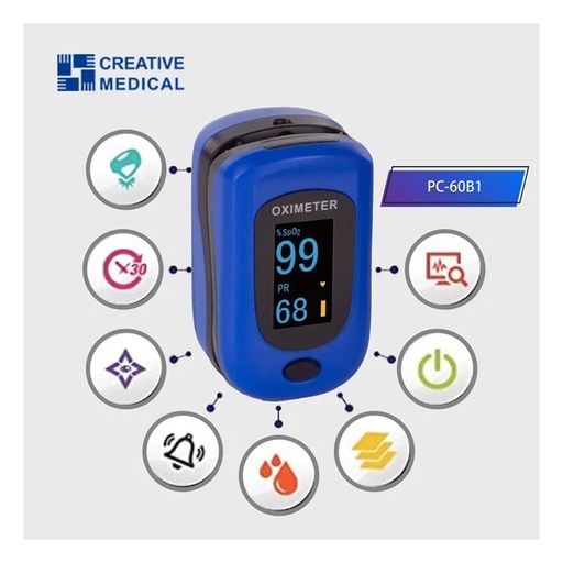 Creative Medical Fingertip Pulse Oximeter PC-60B1