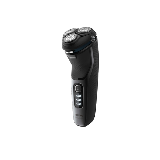 [133F0051] PHILIPS Shaver Series 3000 Wet & Dry Electric Shaver (Shiny Black) S3231/52