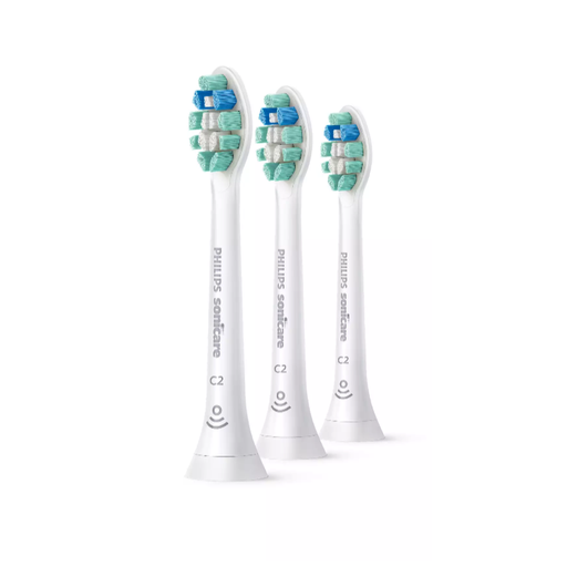 [133F0019] PHILIPS Sonicare C2 Optimal Plaque Defense Standard Sonic Toothbrush Heads (3pcs) HX9023/67