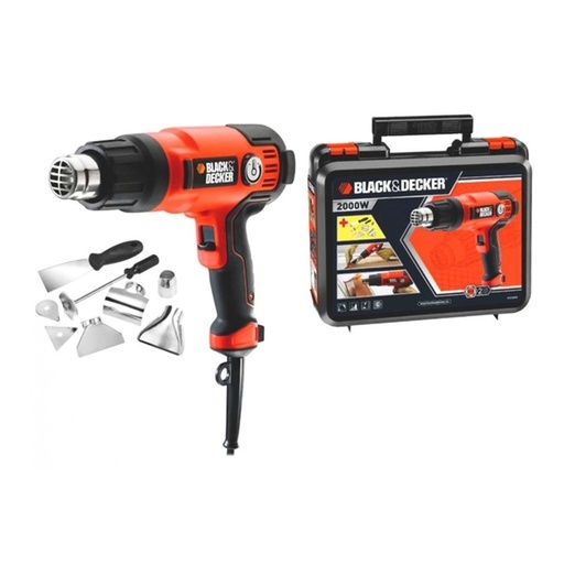[125F0973] Black & Decker -  2000W Premium Heatgun Kit KX2200K